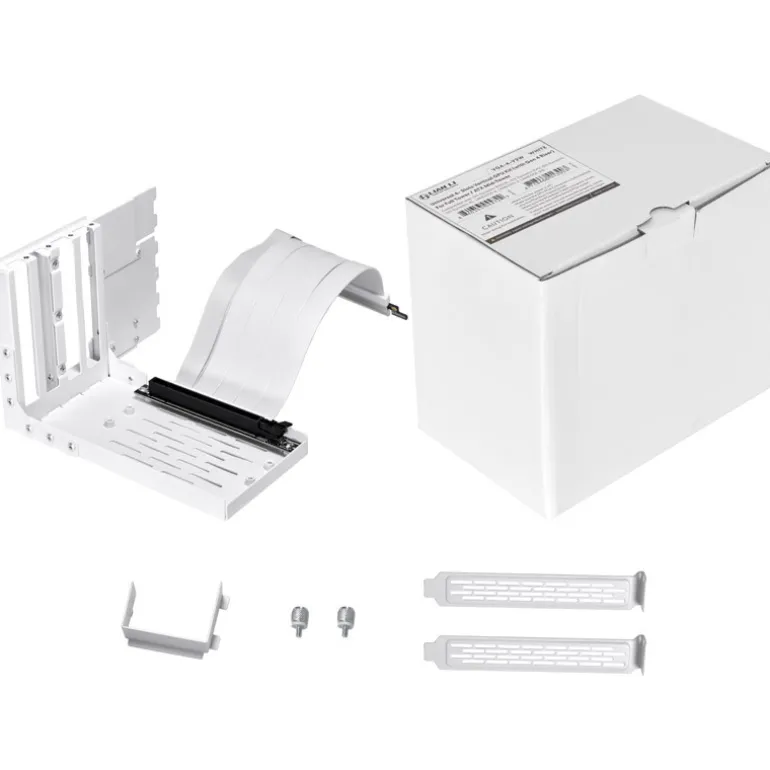 Kit Soporte Vertical Lian Li VG4-4-V2W Blanco