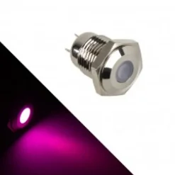 Lamptron SW2005-S 18mm Violeta Versión Plateada - Led
