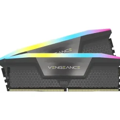 Memoria DDR5 Corsair Vengeance RGB 96GB 2x48GB 6000MHz CL30 EXPO-XMP Gris