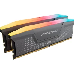 Memoria DDR5 Corsair Vengeance RGB RS 32GB 2x16GB 5200MHz CL40 EXPO-XMP Gris
