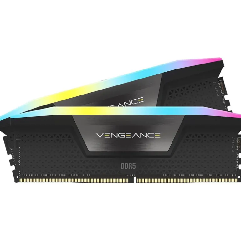 Memoria DDR5 Corsair Vengeance RGB 16GB 2x8GB 5200MHz CL40 XMP Negro