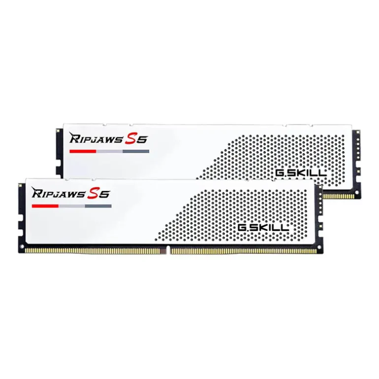 Memoria DDR5 G.Skill Ripjaws S5 2x16GB 6000MHz CL32 Blanco