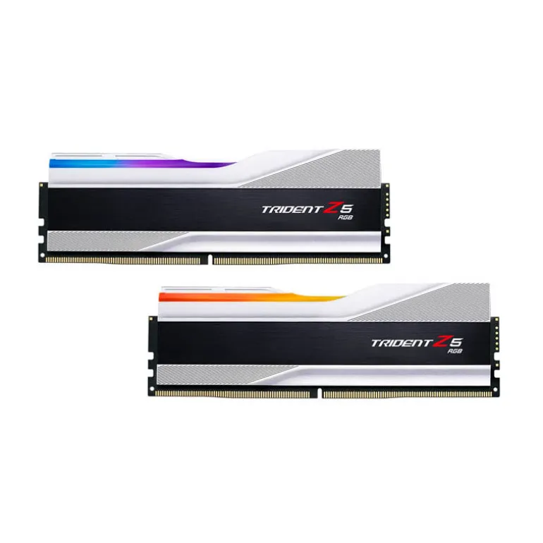 Memoria DDR5 G.Skill Trident Z5 RGB 32GB 2x16GB 6400MHz CL32 Plata