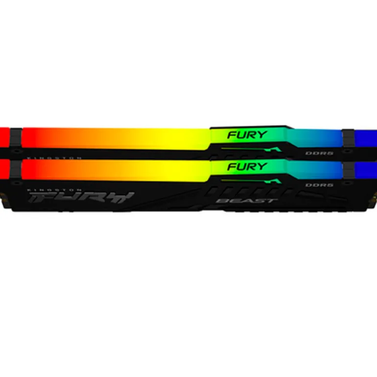 Memoria DDR5 Kingston Fury Beast RGB 64GB 2x32GB 6400MHz CL32 EXPO-XMP