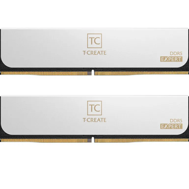 Memoria DDR5 Team Group T-Create Expert 64GB 2x32GB 6000MHz CL34 EXPO-XMP Blanco