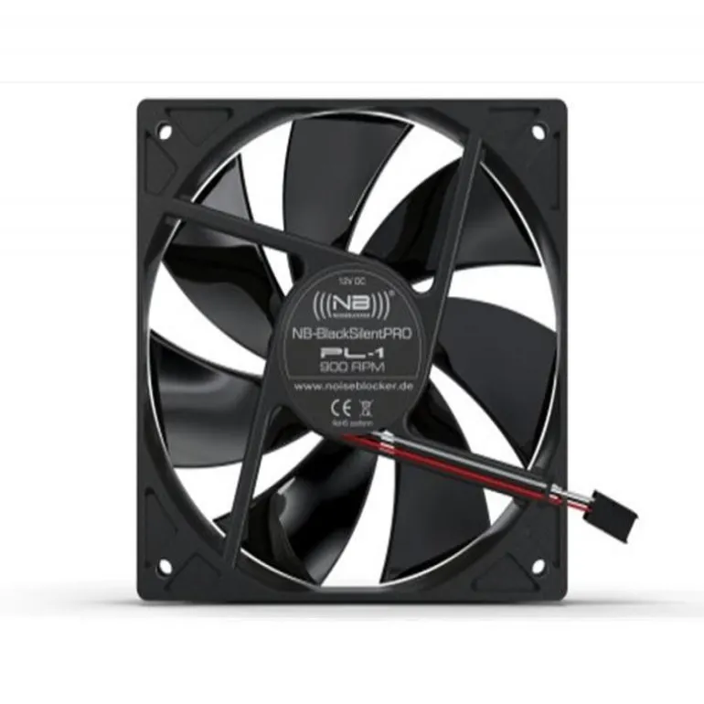 Noiseblocker BlackSilent PRO PL2 - Ventilador 12 cm