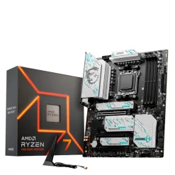 Pack AMD Ryzen 7 7700X 5.4GHz Boxed + MSI X670E Gaming Plus WIFI