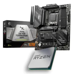 Pack  AMD Ryzen 9 7900X 5.6GHz Tray + MSI MAG X670E TOMAHAWK WIFI