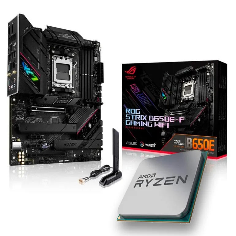 Pack AMD Ryzen 9 7950X Tray + Asus ROG Strix B650E-F Gaming WIFI
