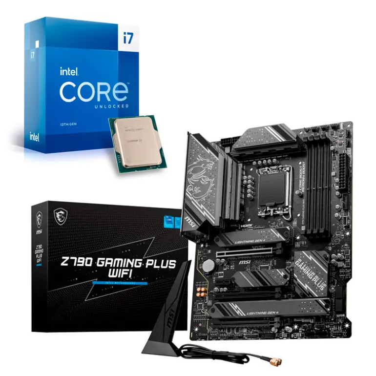 Pack Intel Core i7-13700K 5.4GHz Boxed + MSI Z790 GAMING PLUS WIFI