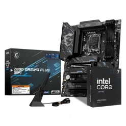 Pack  MSI Z890 GAMING PLUS WIFI + Intel Core Ultra 7 265KF 5.5GHz Boxed