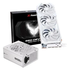 Pack  Powercolor Red Devil AMD Radeon RX 9070 XT OC 16GB +Corsair RM1000X 80 Gold 1000W ATX 3.0 Modular