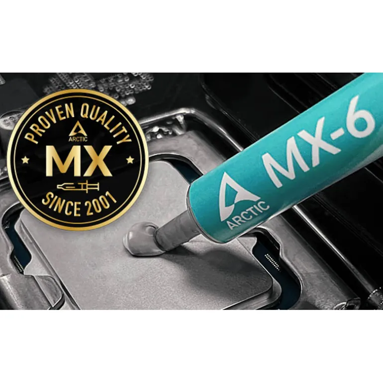 Pasta Térmica Arctic MX-6 4gr + 6 MX Cleaner