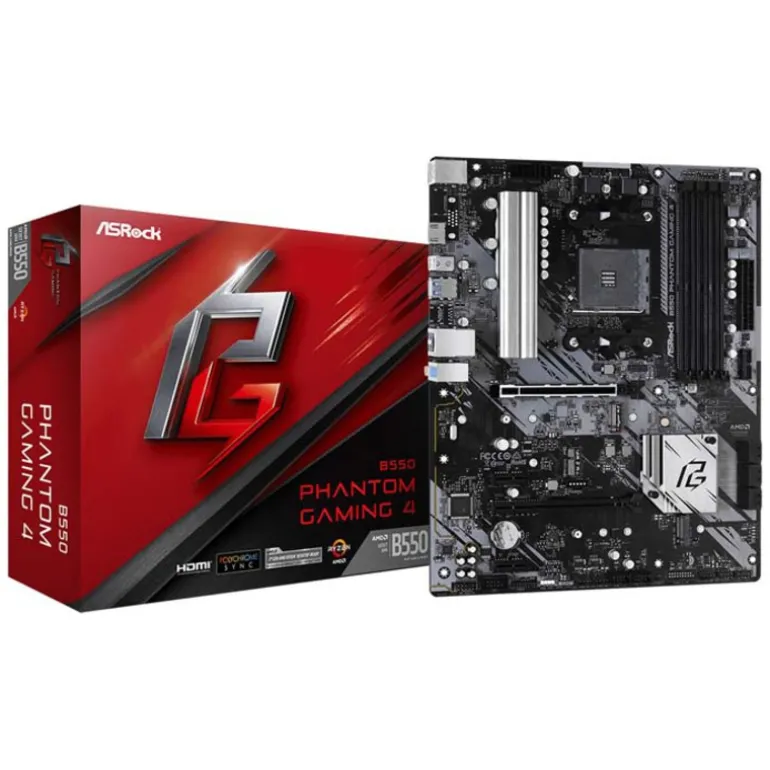 Placa Base ASRock B550 Phantom Gaming 4 Socket AM4