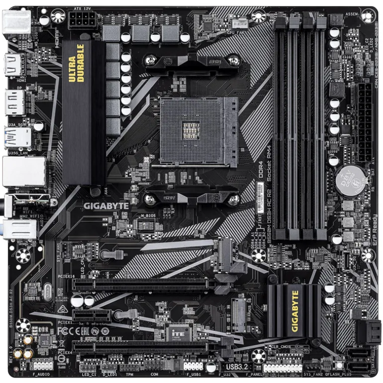 Placa Base Gigabyte B550M DS3H AC R2 Socket AM4