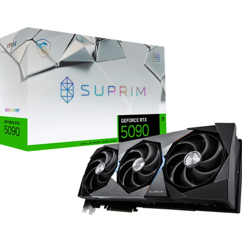 Tarjeta Gráfica MSI GeForce RTX 5090 SUPRIM SOC 32GB GDDR7 DLSS4
