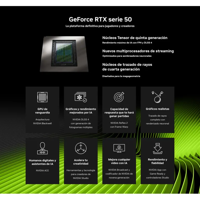 Tarjeta Gráfica Zotac Gaming GeForce RTX 5060 SOLO 8GB GDDR7 DLSS4