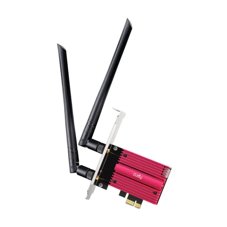 Tarjeta Red Cudy WE3000S AX5400 Wi-Fi 6 Bluetooth 5.2