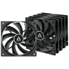 Ventilador Arctic F12 120mm Pack 5 Uds. Negro