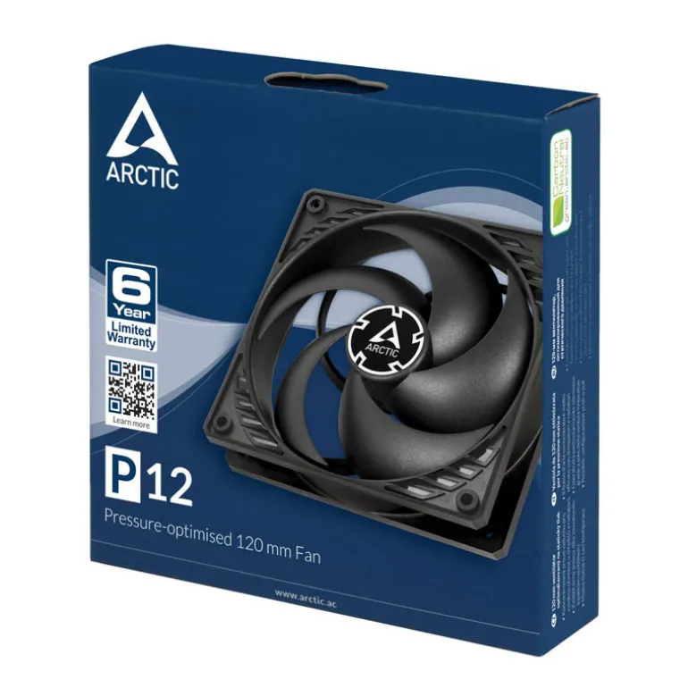 Ventilador Arctic P12 120mm Negro
