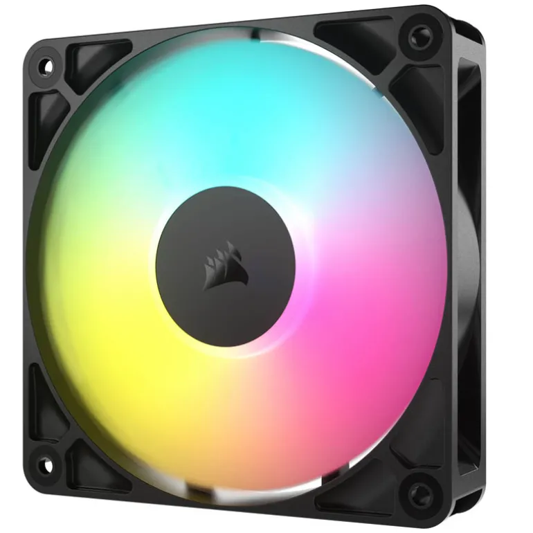 Ventilador Corsair RS120 ARGB PWM 120mm Negro