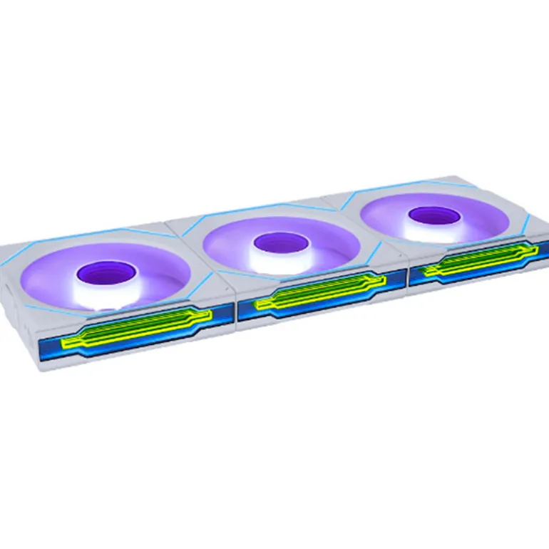 Ventilador Lian Li Uni Fan SL-INF Wireless ARGB 120mm Triple Pack Blanco