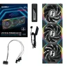 Ventilador Lian Li Uni Fan SL LCD ARGB Reverse Blade 120mm Triple Pack Wireless Negro