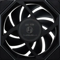 Ventilador Lian Li Uni Fan TL120 Wireless LCD ARGB Reverse Blade 120mm Negro